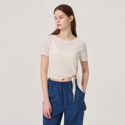 HuiT Side KnoT ShorT Sleeve T shirT hTwTs5j17T