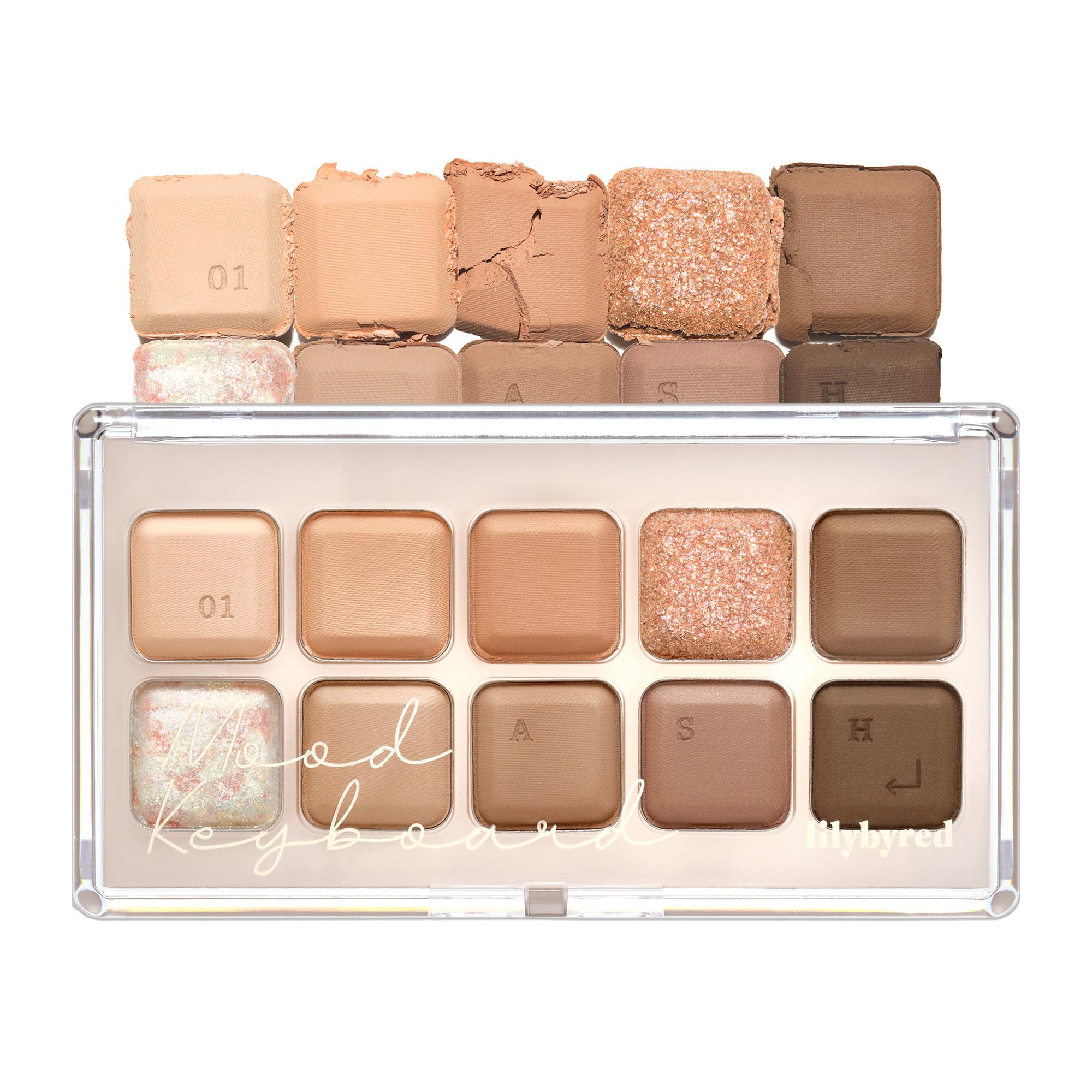 

lilybyred Палетка теней для век Mood Keyboard Ash [Оригинал] (#01 Корица)