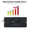 Digital RV Propane Gas Detector with 85dB Loud Alarm,   12V Gas Alarm for Trailer Motorhome (Black, Large Size)