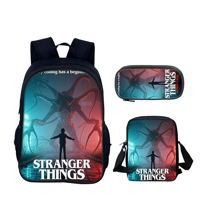 Школьный рюкзак Stranger Things Набор из трех предметов KTB Backpack three-piece set