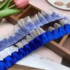Bordure en Dentelle Plissée Double Couche Premium Ruban de Soie pour Accessoires de Vêtement DIY