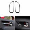 2Pcs Carbon Fiber Front Door Handle Cover Trim For Lexus IS250 300 350 2006-2012