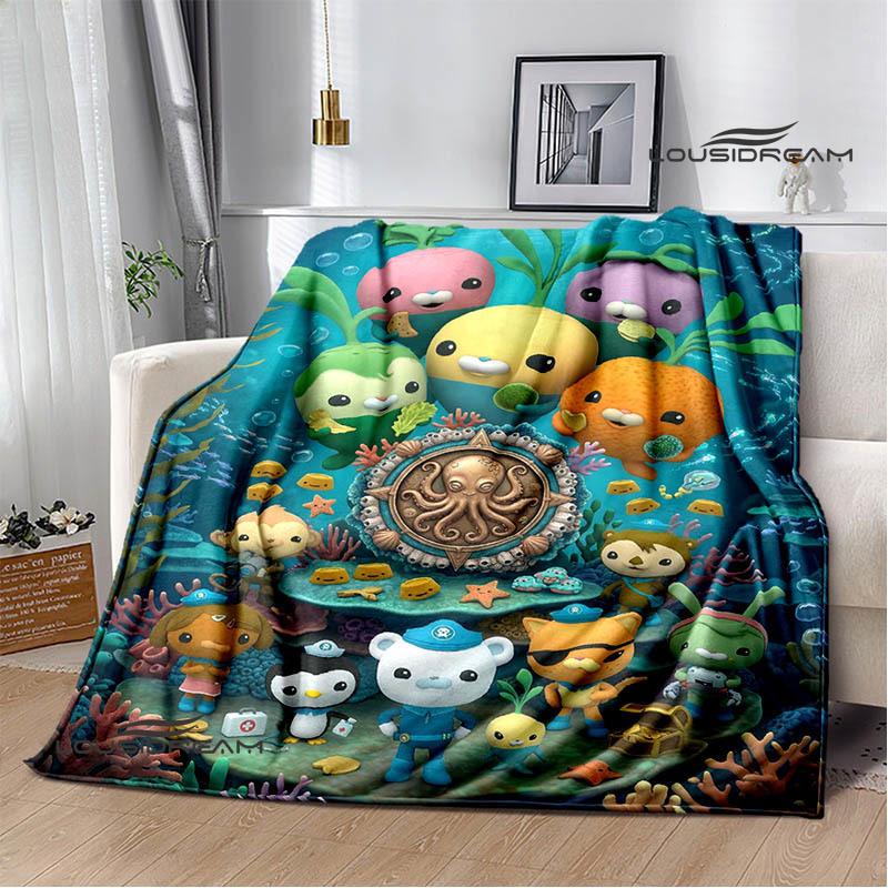 3D The-Octonauts printed blankets picnic blanket Warm Flannel blankets Soft and comfortable blanket bed linings Birthday Gift