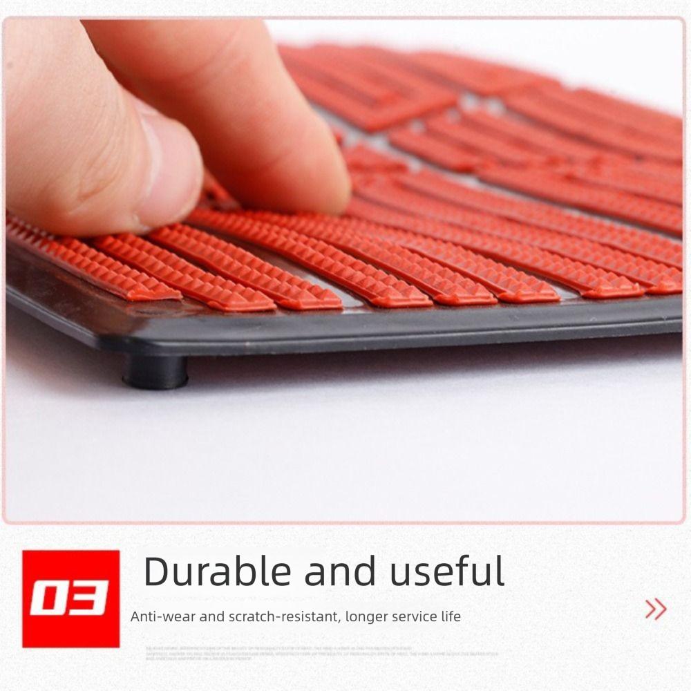 23x15cm Heel Mat Non-slip Anti-Skid Pedal Pad Fashion Car Foot Carpet Pad  Car Interior