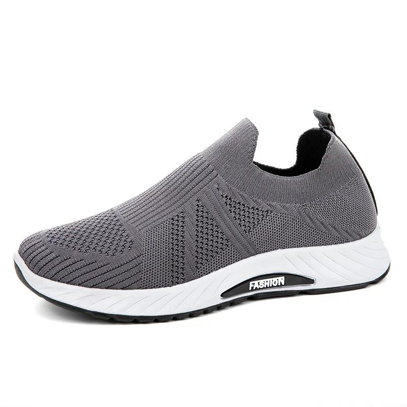 Fashion Men Shoes Mesh Breathable Lightweight Sneakers Men New Fashion Casual Walking Shoes Outdoor Running Shoes Zapatillas Hombre
