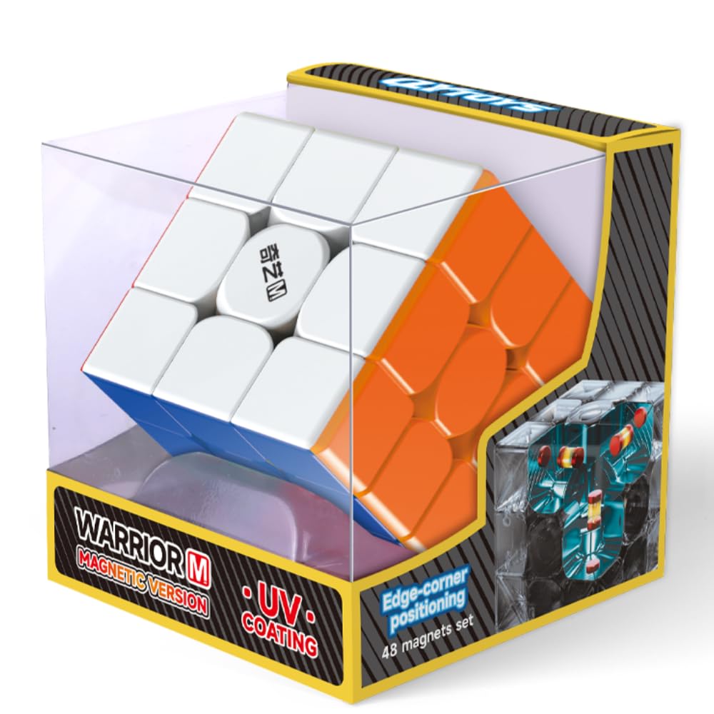 

Bucubke QY Warrior M UV 3x3 скоростной куб с магнитами магический куб для соревнований 3x3x3 3D головоломка обучающая игрушка встроенная [подлинная]