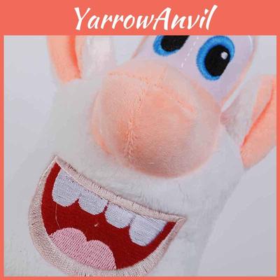 Adorable Peluche Suave de 35 cm de Dibujos Animados Booba Buba Cerdo Blanco Cooper Para Abrazos Acogedores