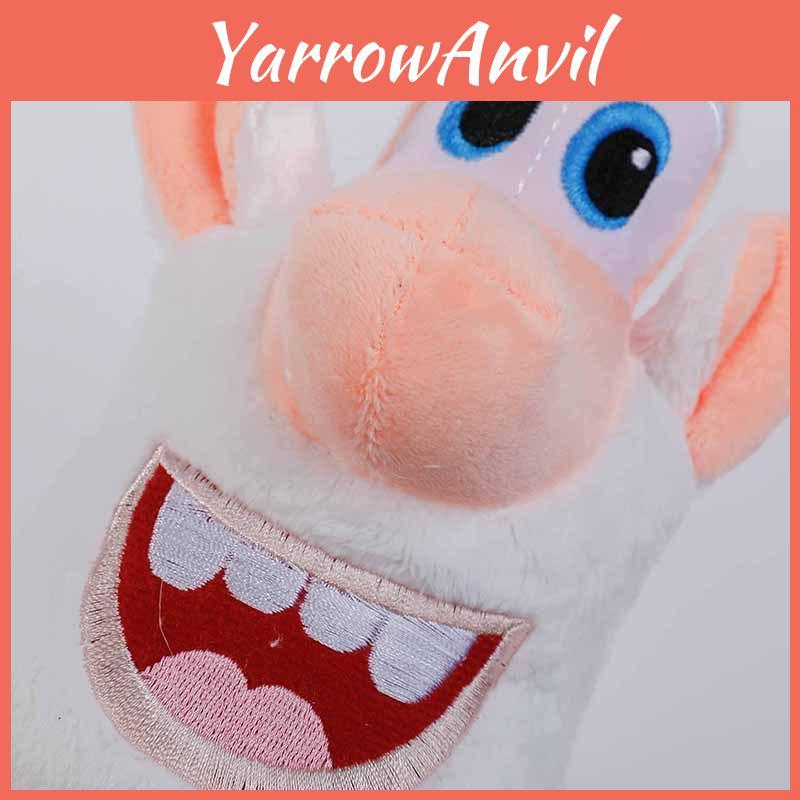 Adorabile 35cm Cartone Animato Booba Buba Maialino Bianco Cooper Morbido Peluche Per Accoglienti Coccole