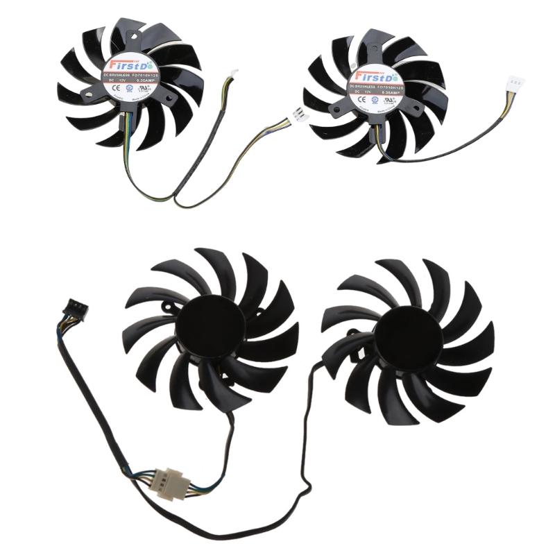 Graphics Card Cooler Fan for MSI 6930 7850 GTX 550 750 770 Ti 7870 GPU Server Cooling Fan 75mm 4Pin Video Card Cooling