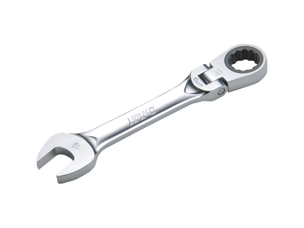 Kyoto Tool Short Ratchet Combination Wrench MSR2S12F (KTC) (Swivel Type), 12mm,
