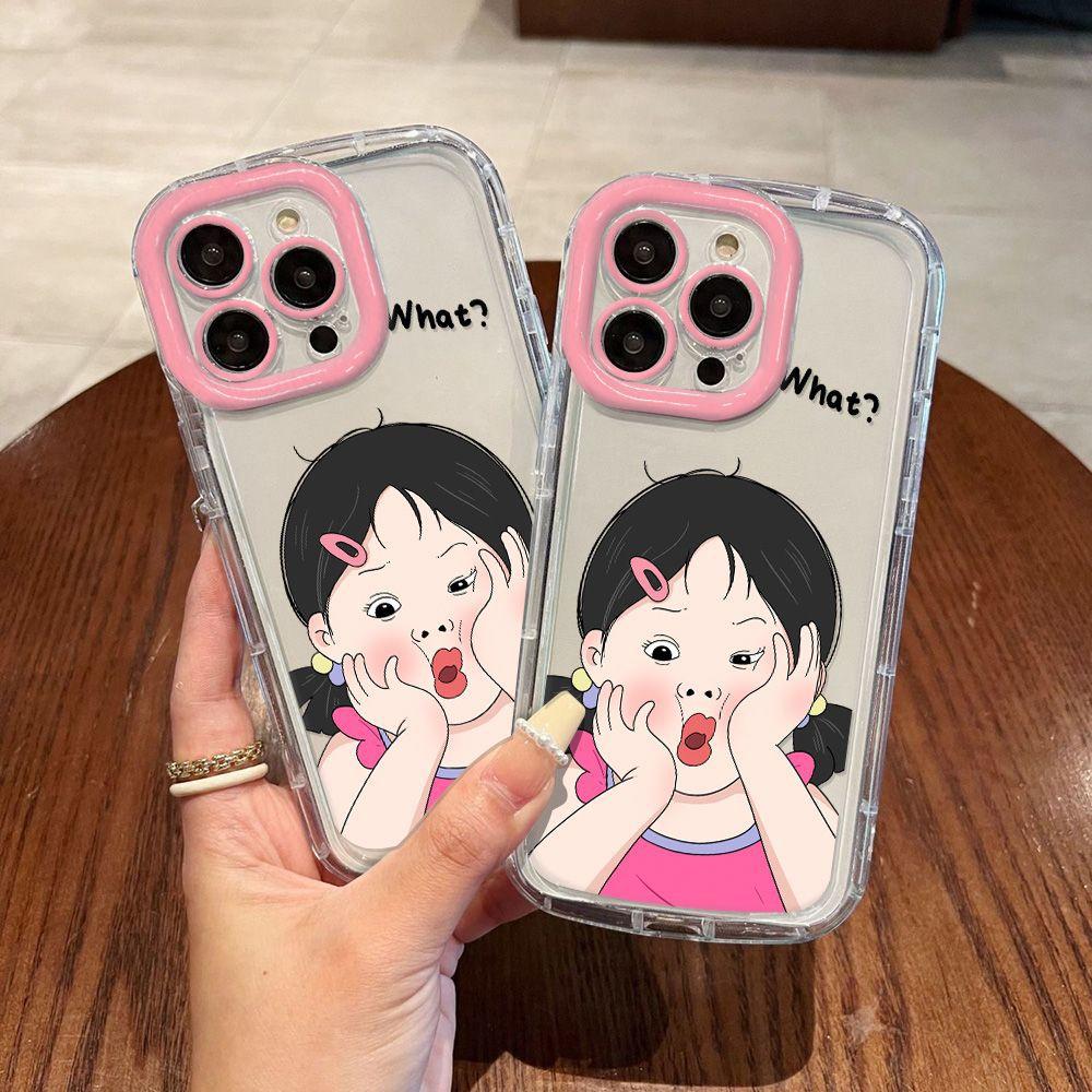 Gill Support Girl for iPhone17ProMax Mobile Phone Case 14 Apple 13 Fine Hole 12/15 Premium 16 Soft Case