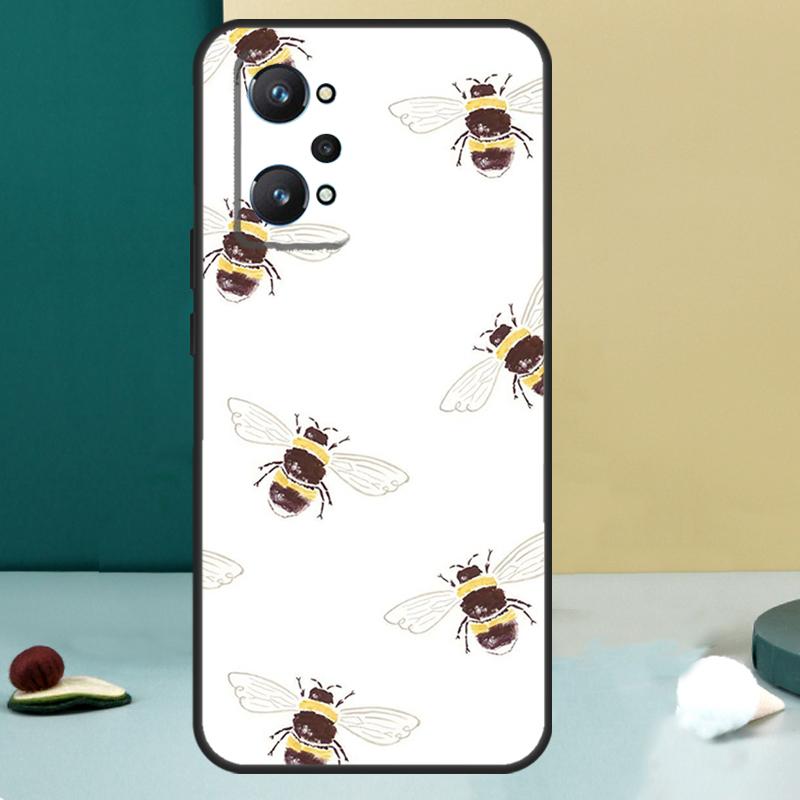 Bee Bumblebee Pattern For Realme 13 12 10 11 14 Pro Plus GT 6 5 6T GT7 Pro C55 C53 C51 C21Y C25S C75 C67 C61 Case