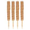 4Pcs 450mm Coir Totem Pole Moss Stick Fibre Plant Climbing Plant Support Totem Pole for Plant
