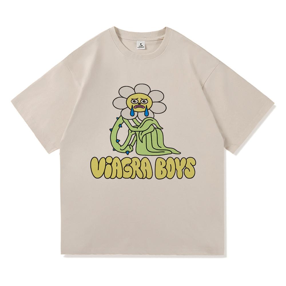 2025 New Album Viagra Boys TShirt Viagra Boys UnisexWomen Clothing Retro Harajuku High Quality Clothes Cotton TShirts Day Gifts L
