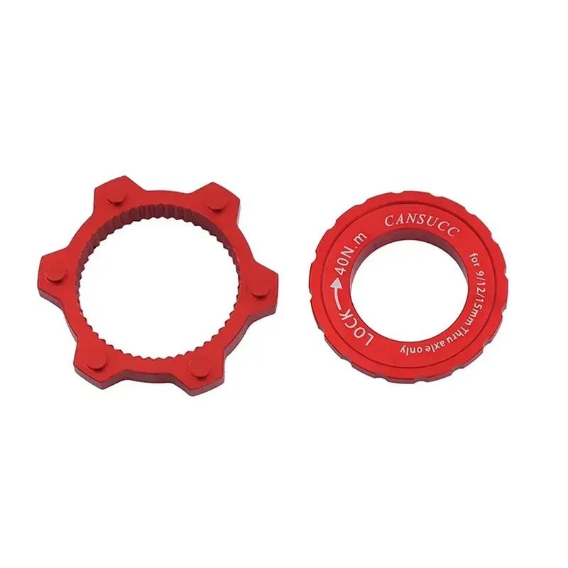 Bicycles Center Lock To 6-Bolt Brake Rotors Brake Rotor Centerlock Cap Adapter Bike Hub Disc Brake Rotor Adaptor Cycling Parts