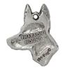 Pharaoh Hound, Kelb tal-Fenek - Silver-plated Dog Pendant, Handbag Decoration, Backpack Pendant by Art-Dog Brand