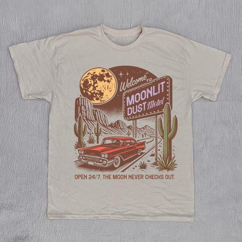 

Retro Summer Desert 90 s Design Retro Western Desert T-shirt Cool Young Gift Men and Women with The Same Gift Personality Tops 4XL