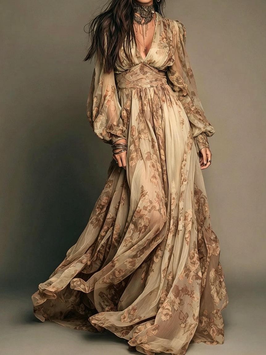 Europe, America, hot-selling pastoral bohemian print
