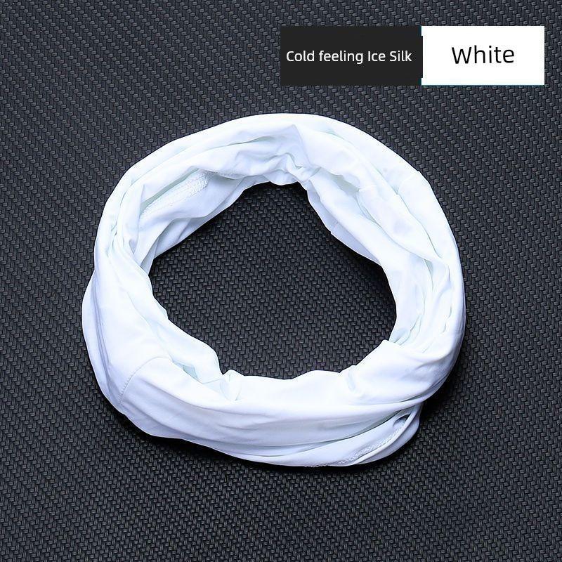 

Outdoor Sun Protection Bandana Mask Scarf Ice Silk Scarf Men s Neck Magic Face Towel Cycling Fishing Summer Cold Ice Silk White 1 Pack [Not Cost-effective]]