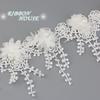 (1 Yards/Lot)  80mm Petal Chiffon Lace Fabric Webbing DIY Clothing Decoration Love Gift Ribbons Crafts