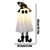Hangable Lighted Glowing Ghost Halloween Light Up Hangable Ghost Outdoor Lighted Ornaments For Garden Lawn Porches Patio