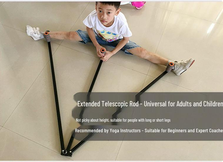 Adjustable Leg Stretcher: One-Leg Split Trainer & Hip Opener for All Ages - Perfect for Yoga, Dance, and Fitness Stretching.