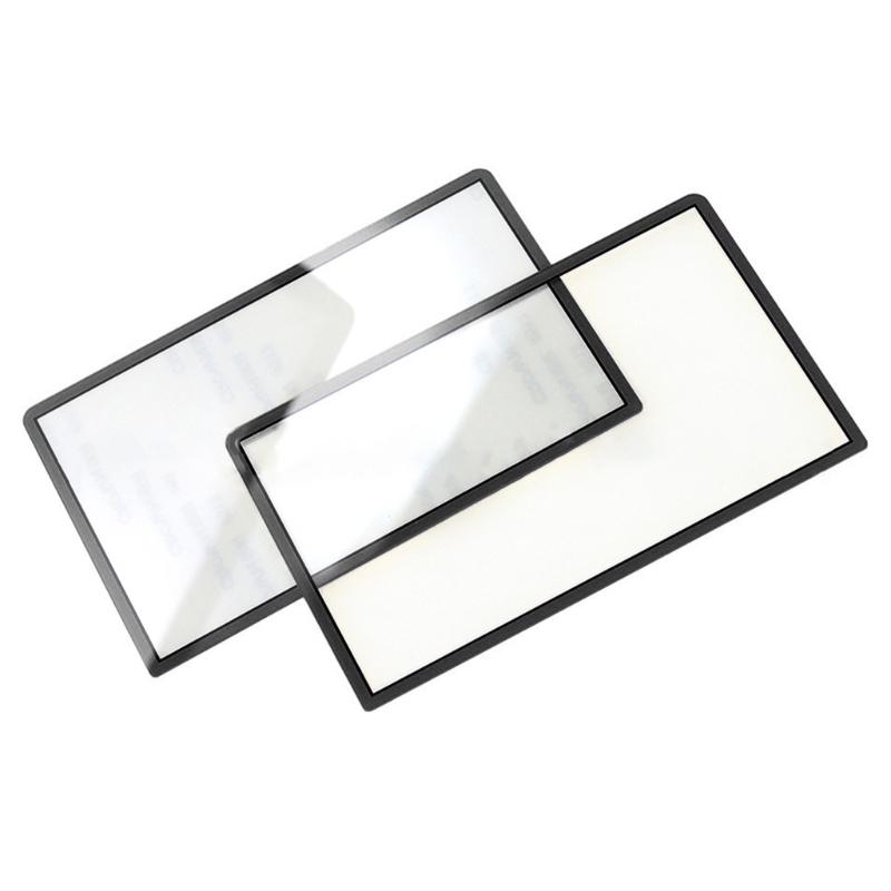 Glass Top Upper Screen Frame Lens Cover LCD Screen Protector with Adhesive for Glass Top Upper Screen Frame Lens Cover L