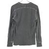 RRL 782504858001 Faded Black Canvas Waffle Knit Crew Neck tops L blackUsed