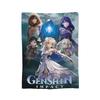Genshin Impact Game Merch Blankets Ultra-Soft Flannel Throw Blanket Comfortable Plush Thin Quilt
