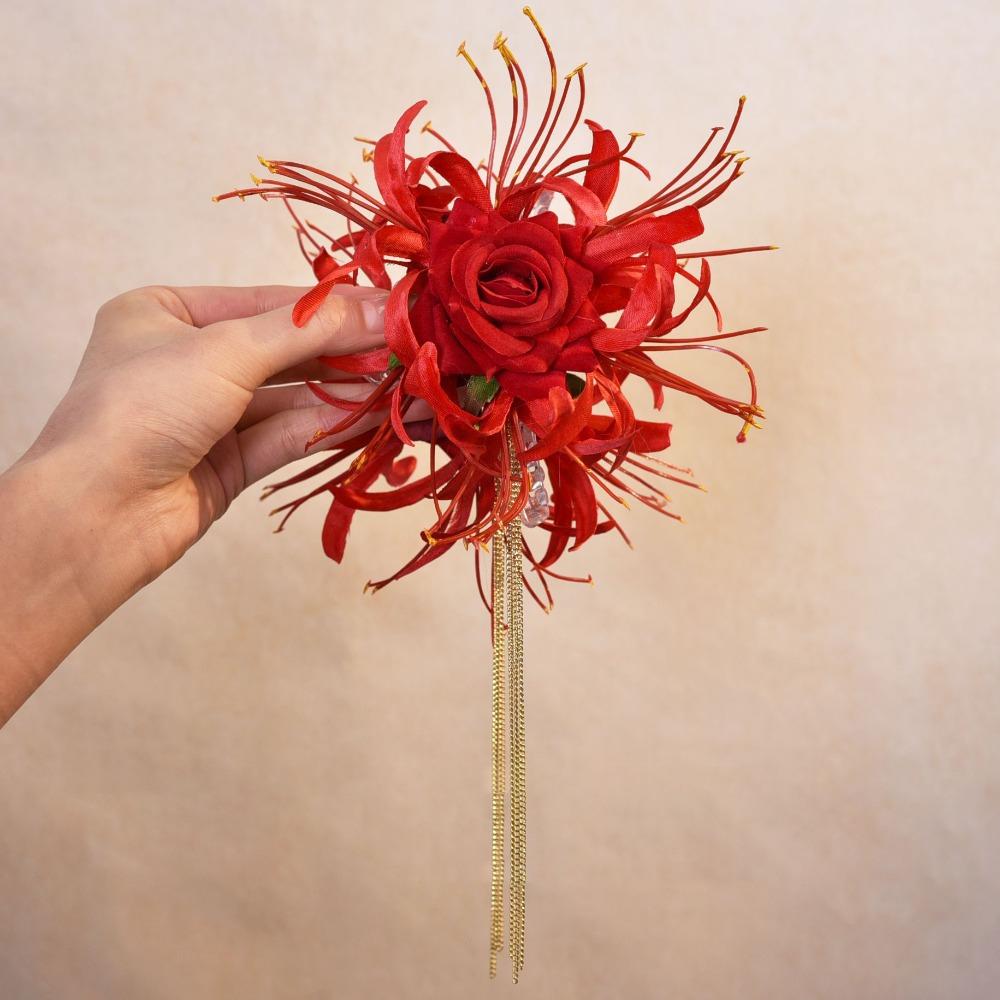 Long Hair Claw Tassels Grasping Clip Vintage Hair Clip  for Women Super Fairy Sweet