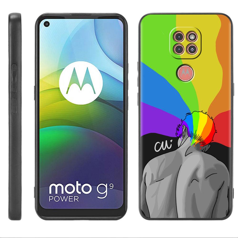 Hülle für Motorola G30 G60 G9 Play One Fusion Plus Edge 20 G8 Power Lite G22 G50 G200 G51 G71 G31 Handyhülle LGBT Schwule Liebe Funda