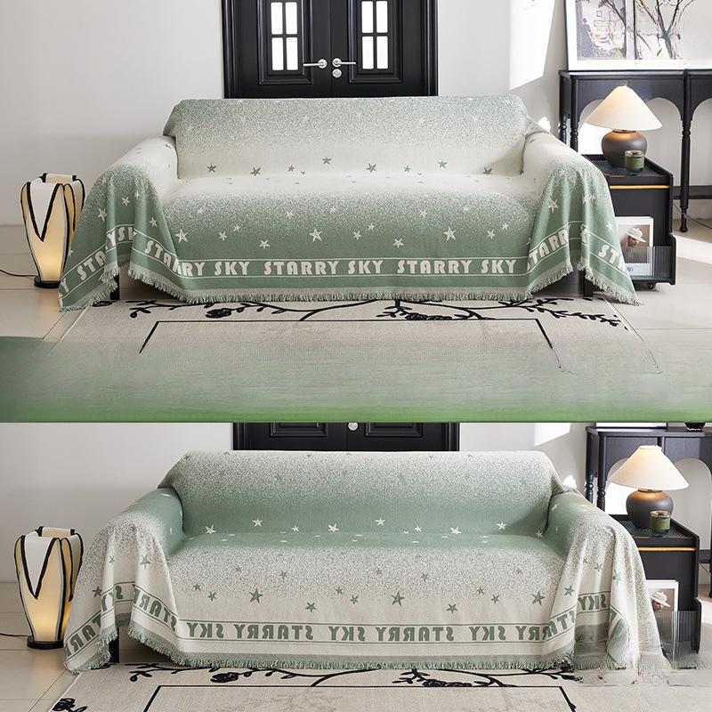 

INS чехол для дивана полотенце Four Seasons универсальный чехол для дивана одеяло простой современный диван полотенце диванная подушка спинка полотенце 180*130cm зелёный