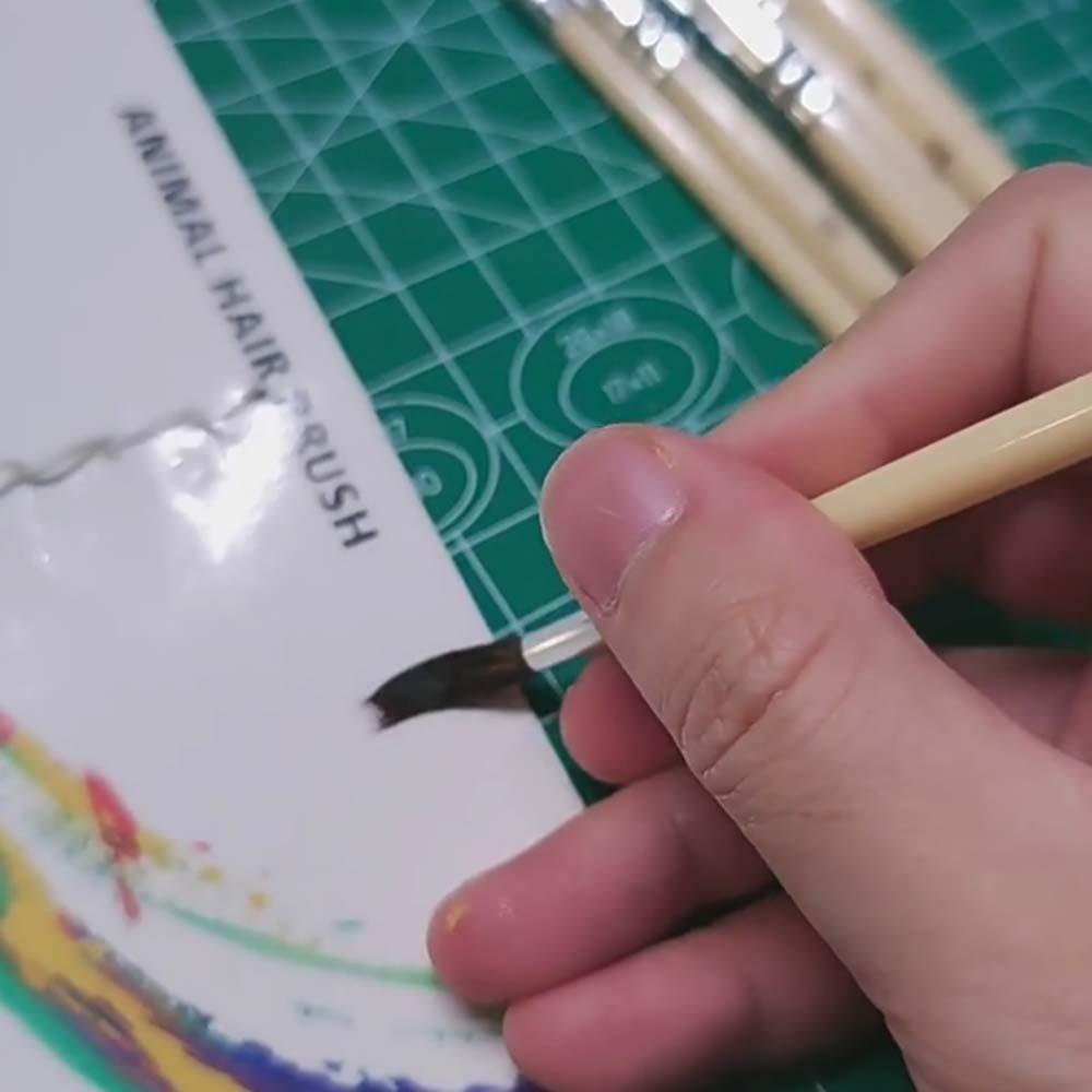 12pcs Plastic Nylon Painting Pen Lightweight Hook Line Pen Handmade Paint Brush Set Writing