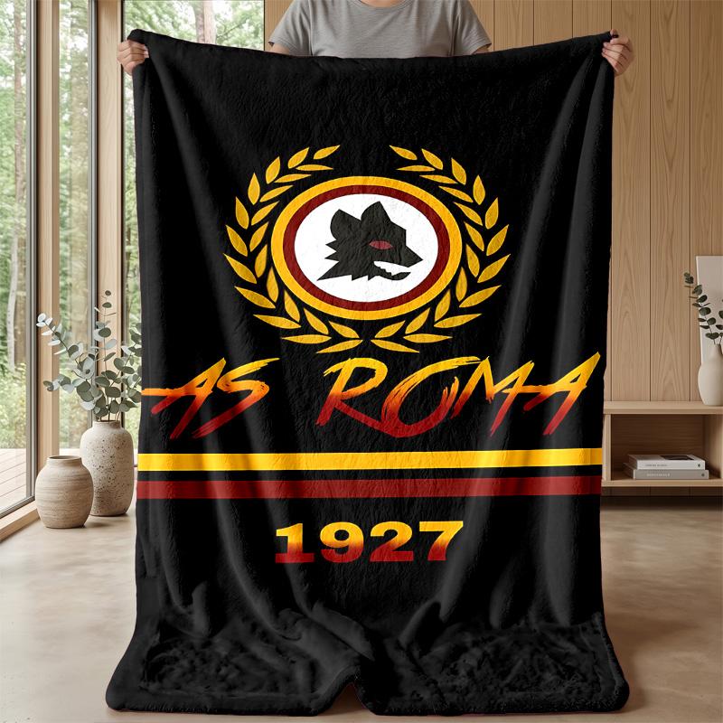 As Roma Theme blanket Soft Flannel Blanket Plush Throw Blanket Cozy Sofa Bed Blanket for Home Decor