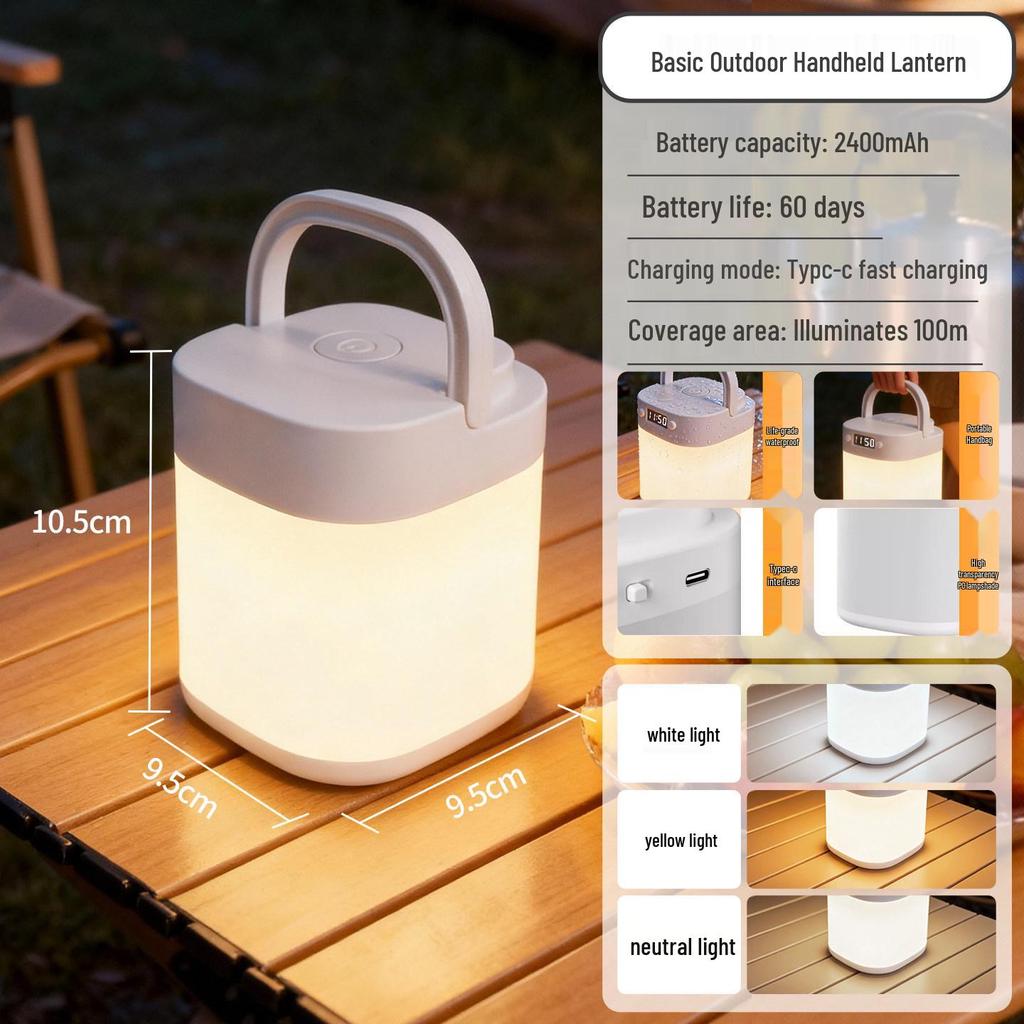 Super Bright Rechargeable Camping Light with Long Battery Life for Emergency and Outdoor Use