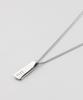Maz Silver Lettering Two-Way Necklace