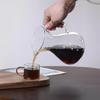 Kaffeekanne aus Glas mit Griff & Skala - Pour Over Kaffeetropffilter-Set