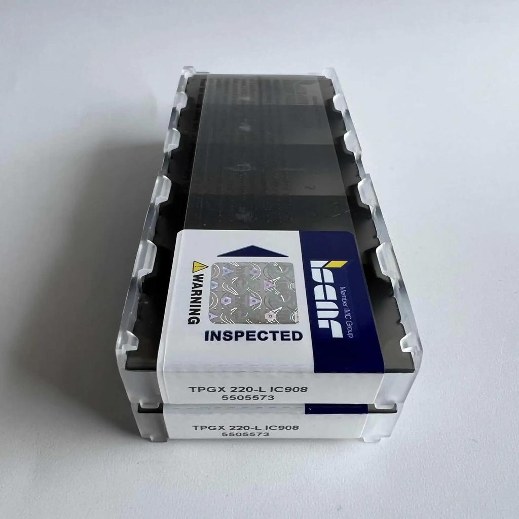 ISCAR / TPGX110302-L IC908 /Industrial indexable Carbide Inserts 10 PCS