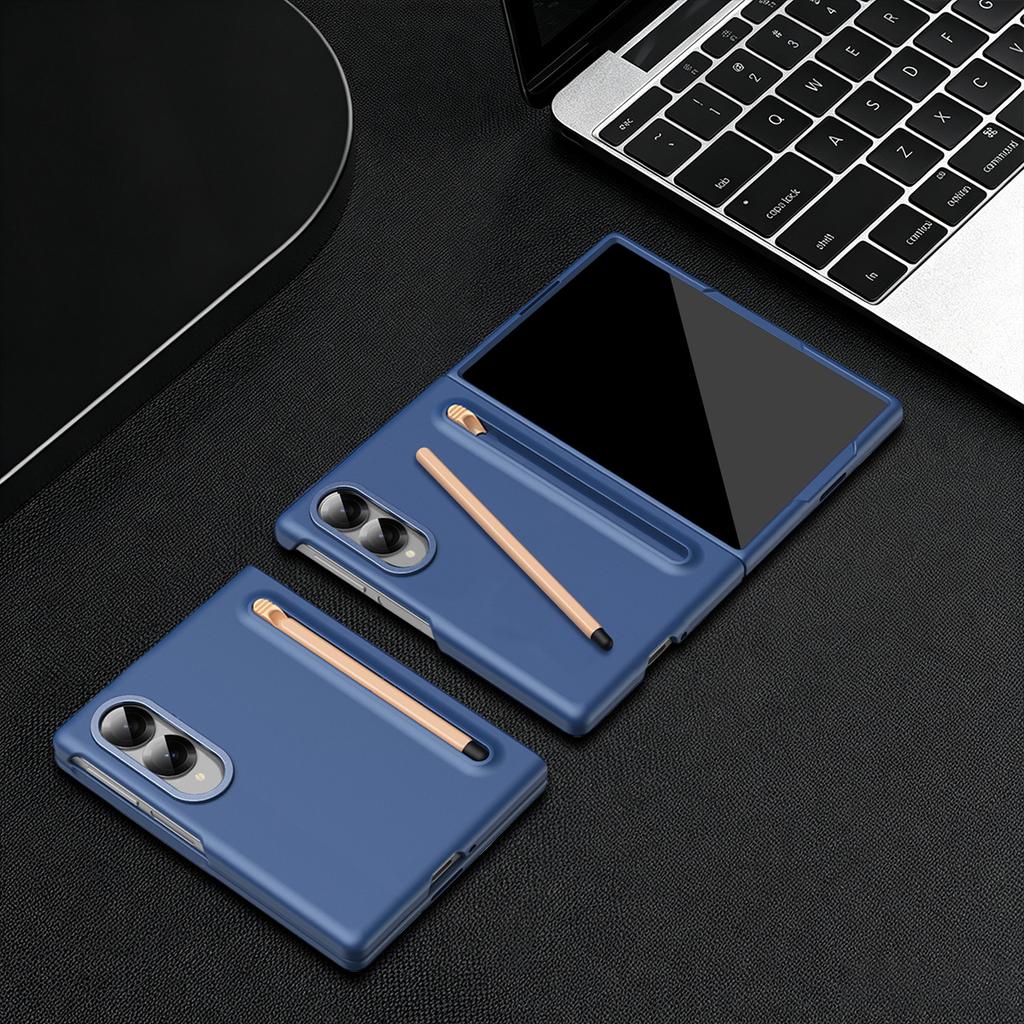Für Samsung Galaxy Z Fold8 Wide/Z Fold8 Ultra /Z Fold7 6 5 4 3 Hülle, Neue stoßfeste Schutzhülle PC+ Bildschirmschutzglas mit Stifthalterung & Kostenloser Stylus-Stift