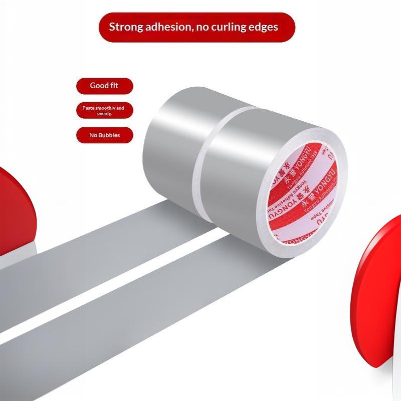 Foil Duct Tape Waterproof Tape Aluminum Foil Tape Patch & Seal Tape, Insulation Adhesive Metal Tapes For Ductwork, Sealing Etc