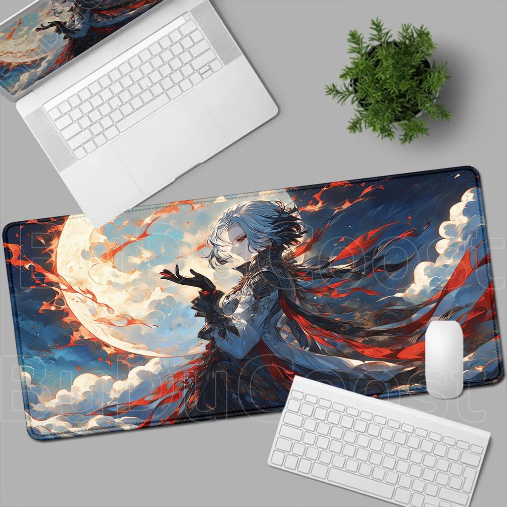 Too Many Beautiful Pictures Genshin Impact Arlecchino Mousepad Laptop PC Gaming Mouse Pad  Large Size Desk Mat Keyboard Soft Rug
