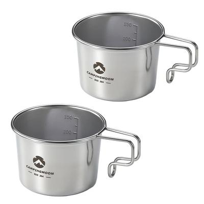 CAMPING MOON Camping Coffee Solo Mug S Mugs, 160ml, Set of 2, SOLO MUG S-180-2P