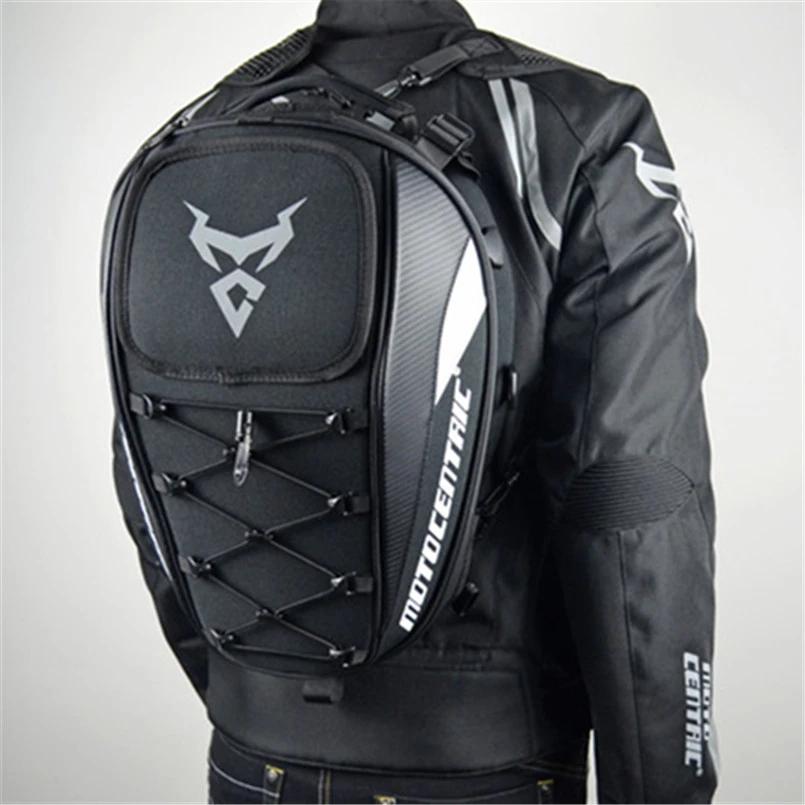 High Capacity Motorcycle Tail Bag Multi-functional Moto Rear Seat Bag Helmet Gloves Rider Backpack Travel Luggage Bag Waterproof