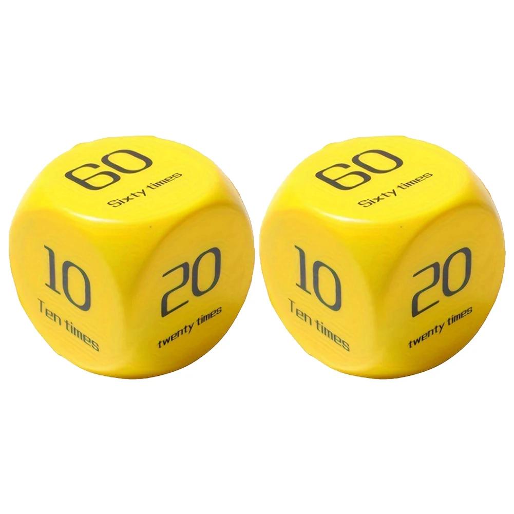 

1/2Pcs Fitness Dice Sports Dice 6-Sided Workout Dice Plank/Push-up/Sit-up/Jump/Lunge/ Dynamic Exercise Equipment for Fitness