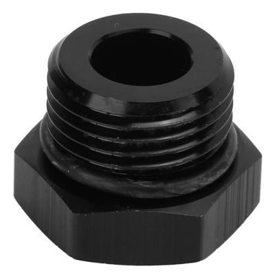 Blindstopfen Anschlussadapter Außensechskant Stahl Universal 4000PSI Schwarz für Fahrzeug AN8