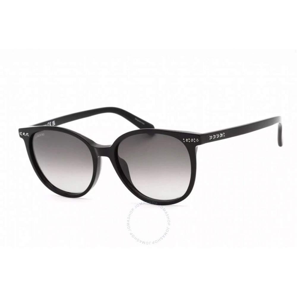 

Swarovski Gradient Smoke Oval Ladies Sunglasses Sk0354 01b 53