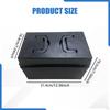 Bike Battery Box Container with Foldable Handle Shatterproof Portable Carry Case for Electric