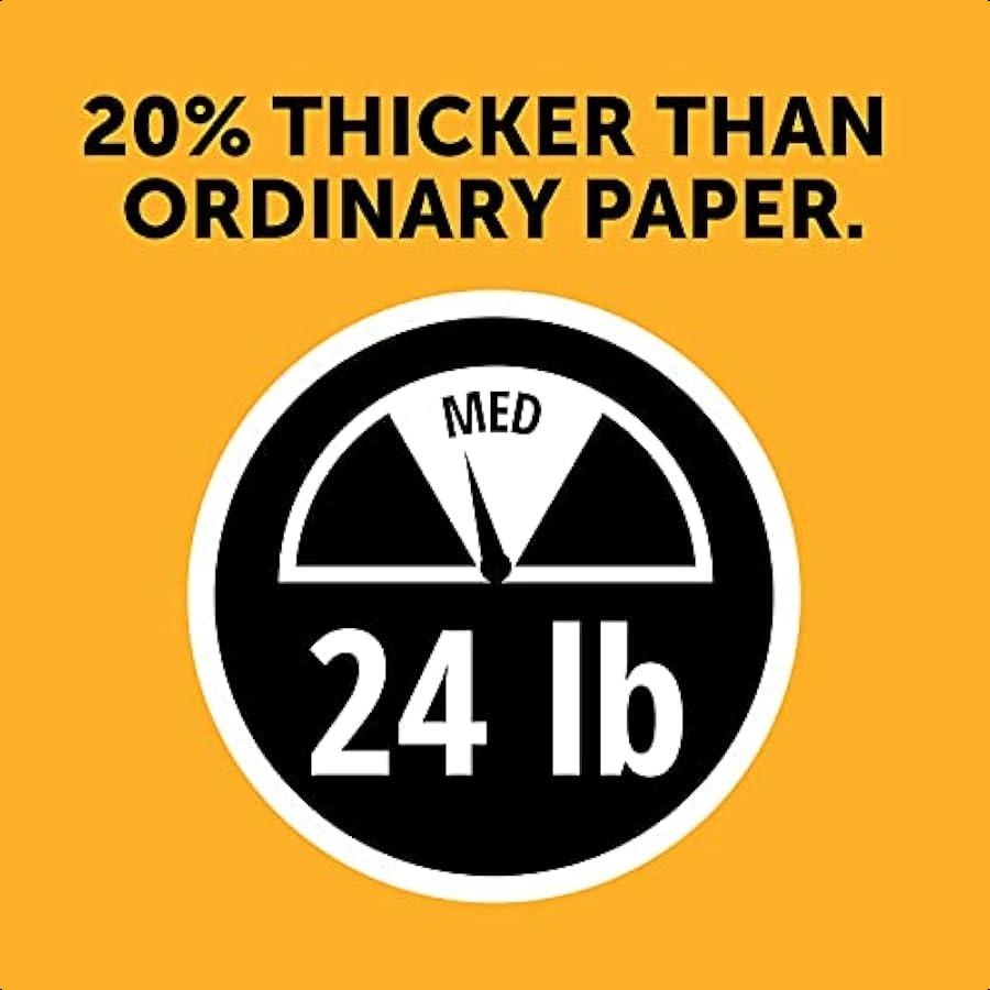 

Мега Коллекция Цветной Бумаги Ярко-Желтый 625 Листов 24 фунта 89 г/м² 8,5 x 11 БОЛЬШЕ ЛИСТОВ! 91618 United States