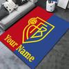 Fc Basel Crest Custom Name Carpet Rug For Living Room Bedroom Home Sofa Decoration Kids Play Nonslip Floor Mat
