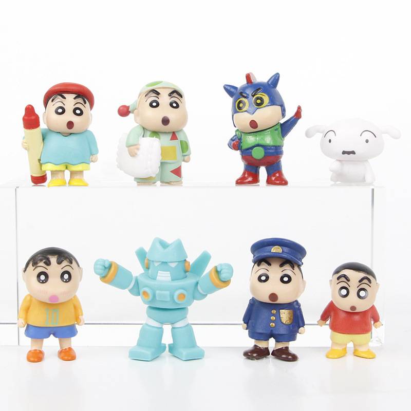 Chan Shin Crayon Doll Toy Model Decoration Animation Cartoon Pvc Material Gift